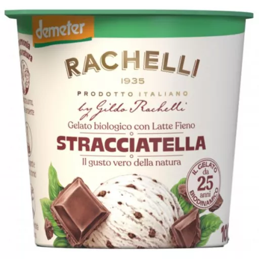 Biodynamisk Stracciatella Gelato - 125ML - Rachelli