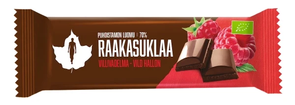 Vild hallon råchoklad, 36 g