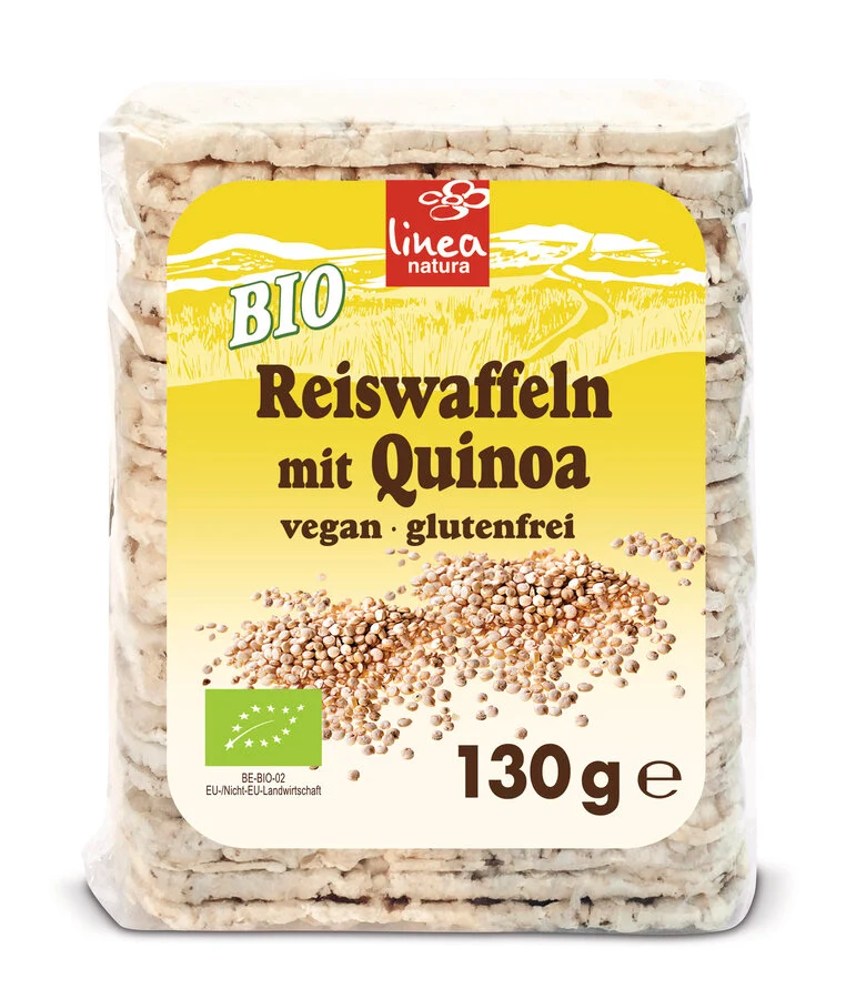 Økologiske Ris & Quinoa Vafler - 130G - Linea Natura