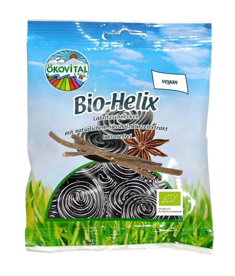 Økologiske Søde Lakrids Hjul - 80G - Ökovital