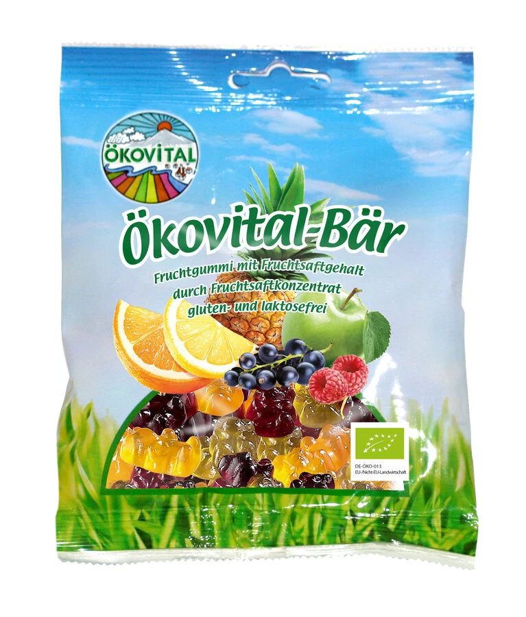 Økologiske Hårde Colaflasker - 80G - Ökovital
