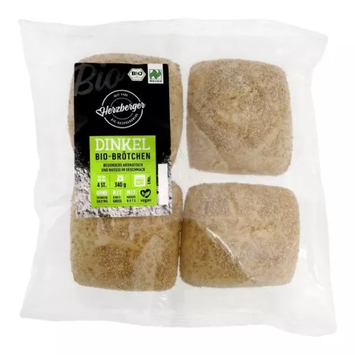 Økologiske Speltboller - 340G - Herzberger Bäckerei