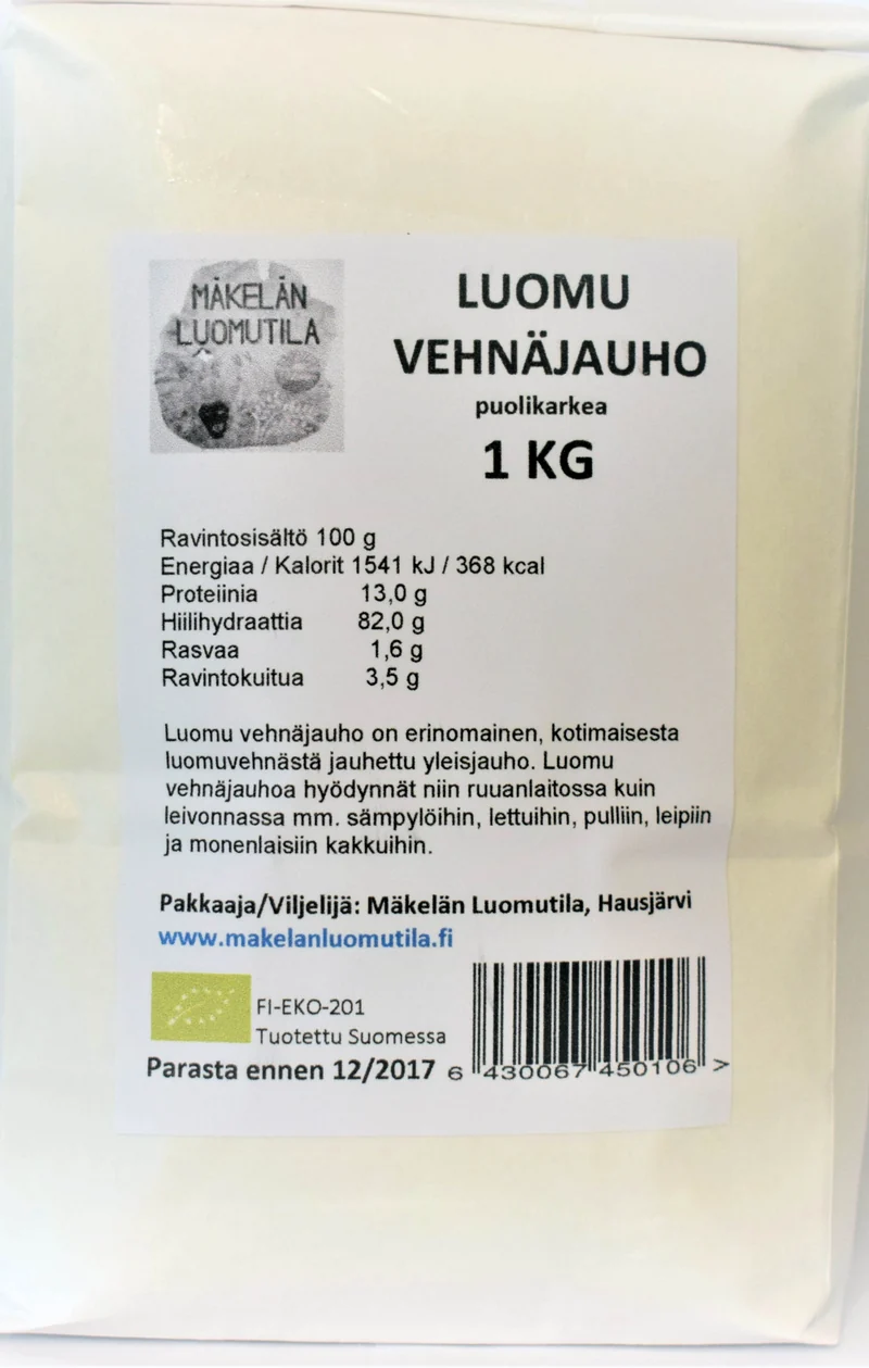 Vetemjöl, halvgrovt, 1 kg