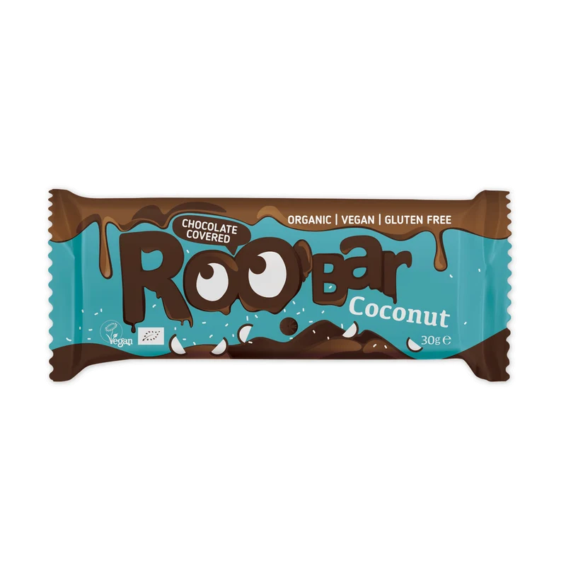 Kokosbar, chokladöverdragen, 30 g