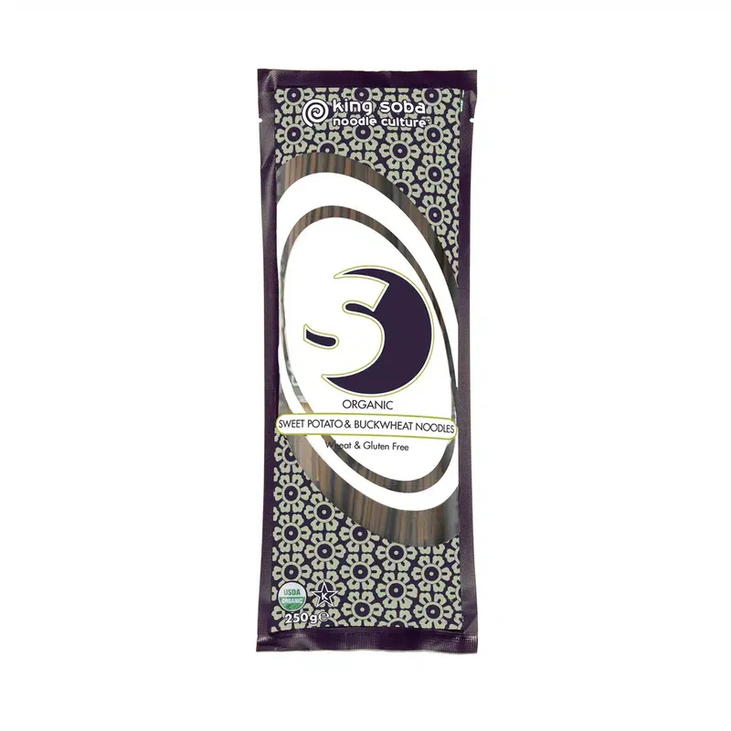 Økologiske Boghvede & Sød Kartoffel Nudler - 250G - King Soba