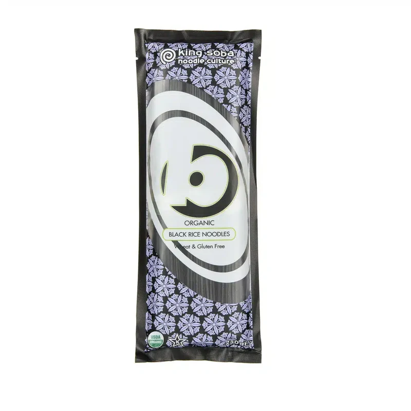 Økologiske Sorte Risnudler - 250G - King Soba