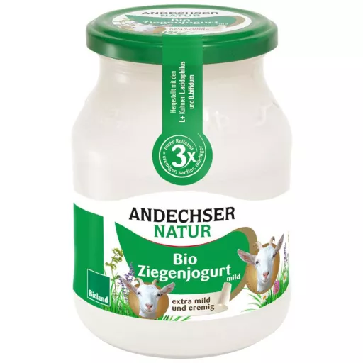 Økologisk Gedeyoghurt 6,6% - 500ML - Andechser Natur