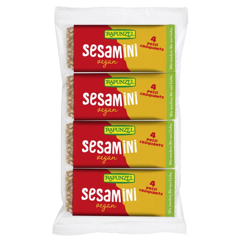 Økologiske Sesambars - 108G - Rapunzel