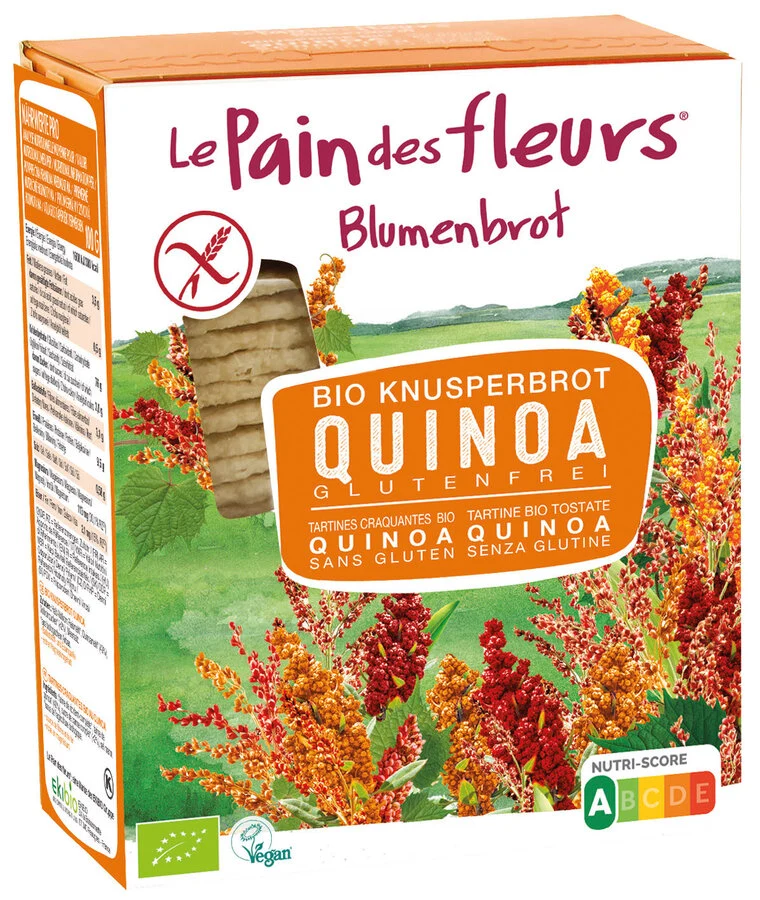 Økologisk Quinoa Knækbrød "Franske Bagateller" - 2x 75G - Le Pain des Fleurs