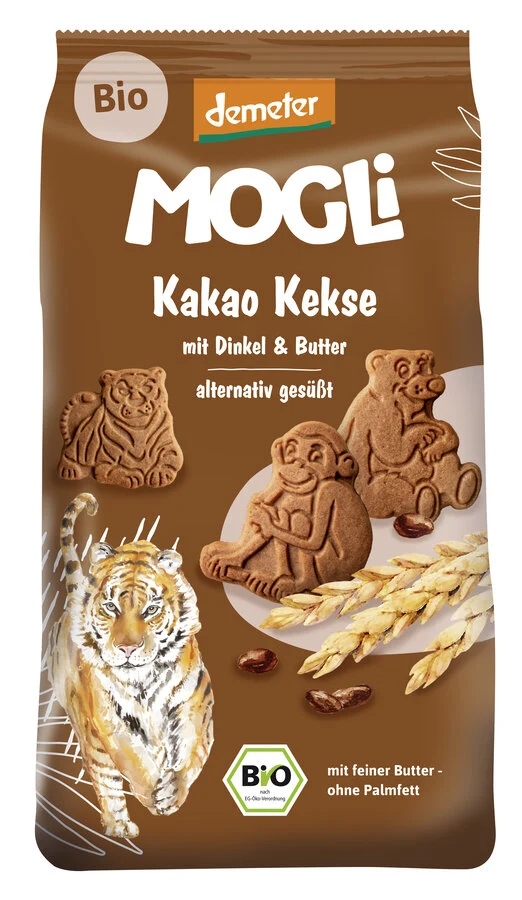 Biodynamiske Børne Kiks Kakao - 125G - Mogli