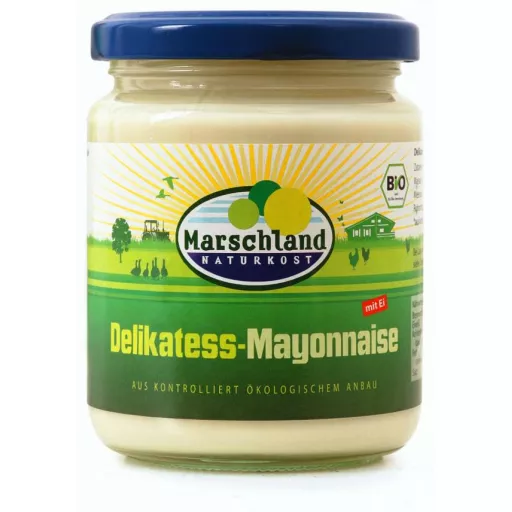 Økologiske Delikatesse Mayonaise med Æg - 250G - Marschland Naturkost