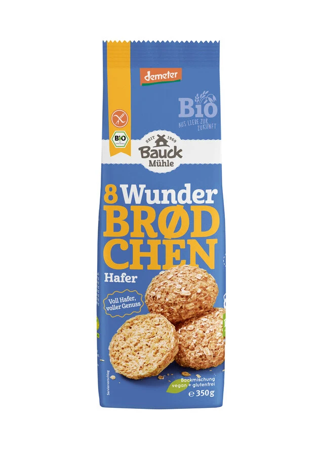 Biodynamisk Glutenfri Brødblanding Wunderbrød Havre - 350G - Bauckhof Mühle