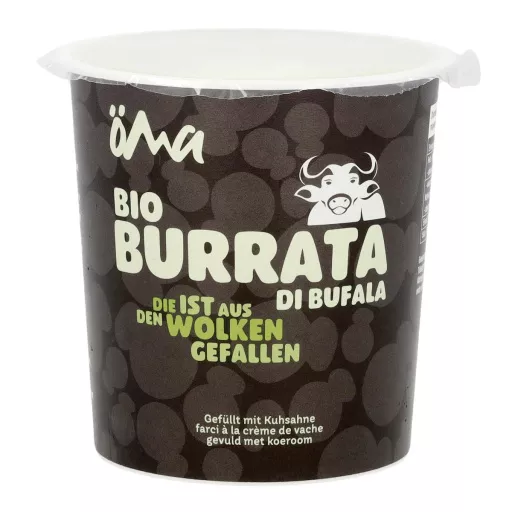 Økologisk Burrata Di Bufala - 125G - Öma Beer