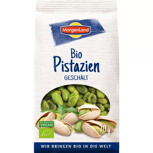 Økologiske Rå Pistacienødder - 70G - Morgenland