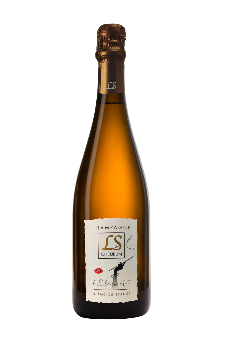 Økologisk Champagne Extra Brut Blanc de Blanc L'elegante 2021 12,5% - 750ML - L&S Richard Cheurlin