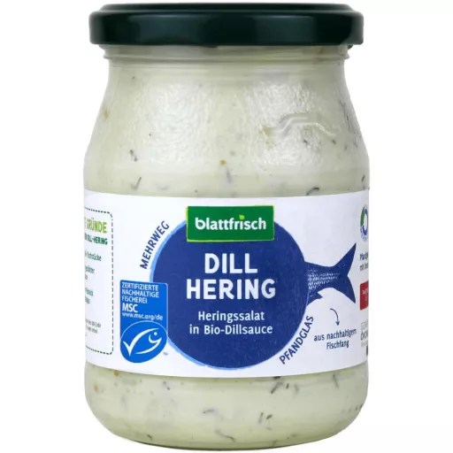 Økologisk Sildesalat med Dild - 250ML - Blattfrisch