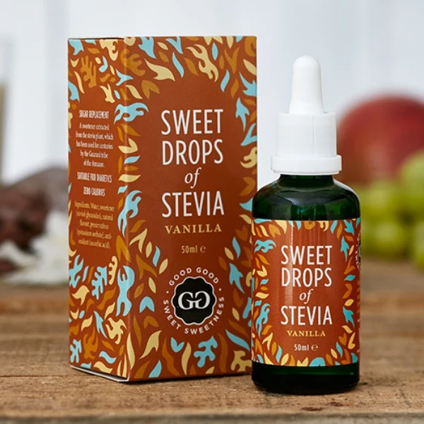 Stevia extrakt, vanilj, 50 ml