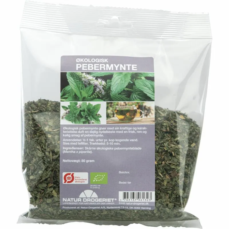 Økologisk Pebermynte - 80G - Natur-Drogeriet