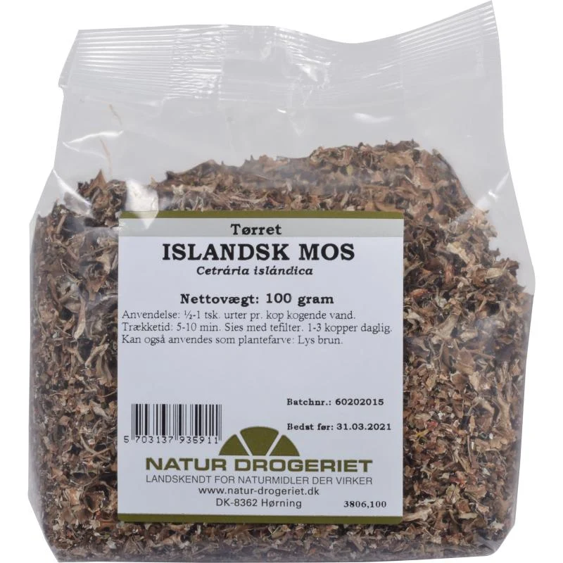 Islandsk Mos - 100G - Natur-Drogeriet