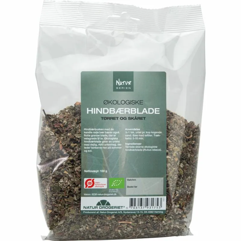 Økologiske Hindbærblade - 100G - Natur-Drogeriet