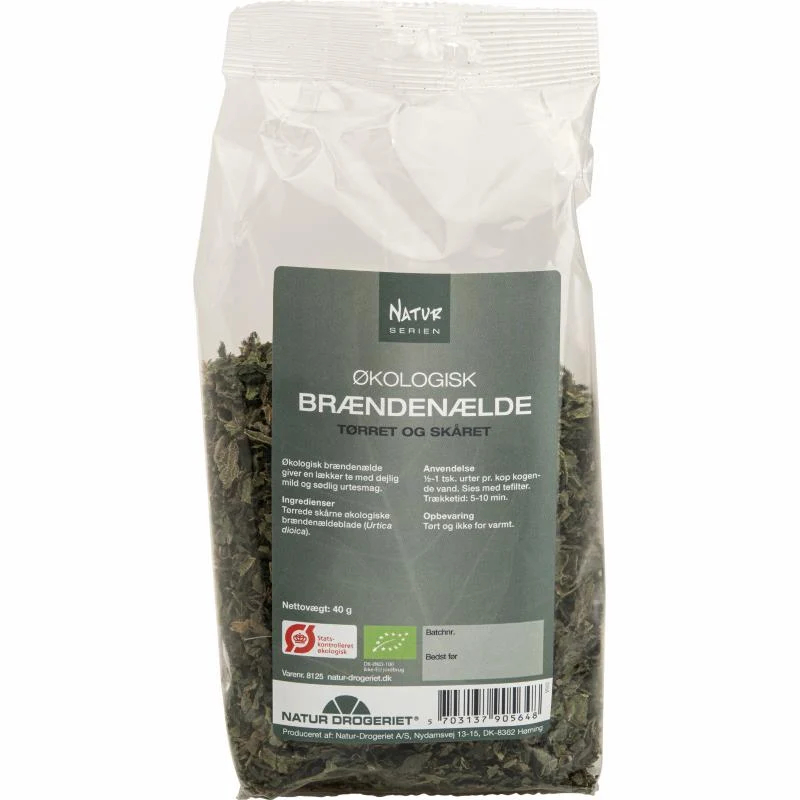 Økologisk Brændenælde - 40G - Natur-Drogeriet