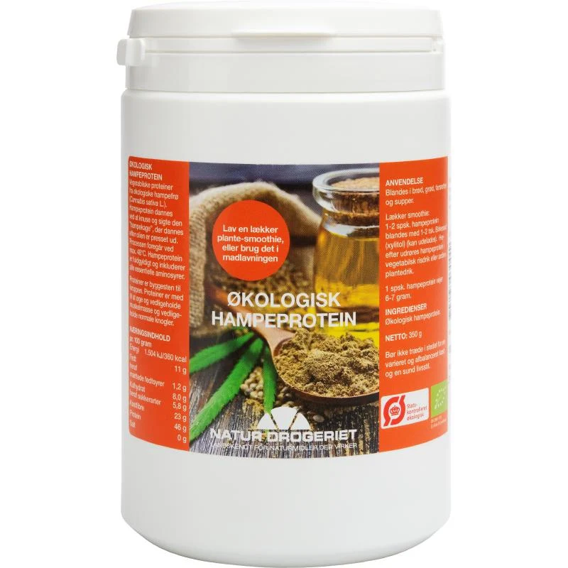 Økologisk Hampeprotein - 350G - Natur-Drogeriet