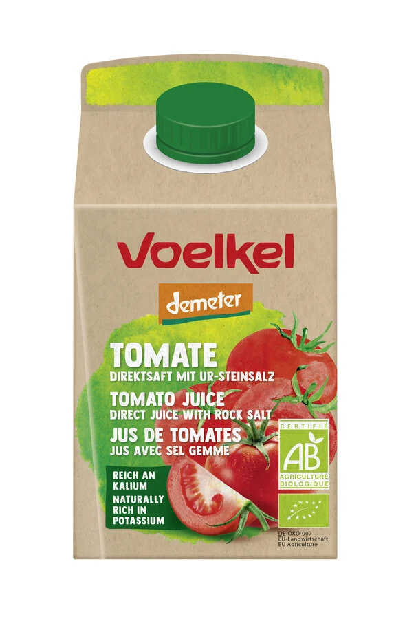 Biodynamisk Tomatsaft med Stensalt - 500ML - Voelkel