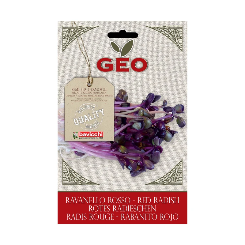 Økologiske Røde Rucolafrø - 15G - GEO