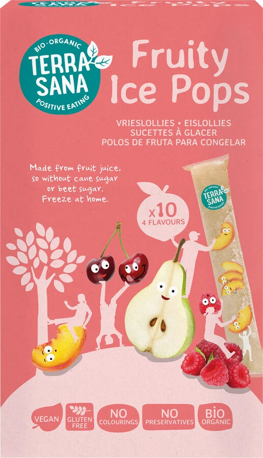 Økologiske Skub Op Is - Icepops - 400ML - Terrasana