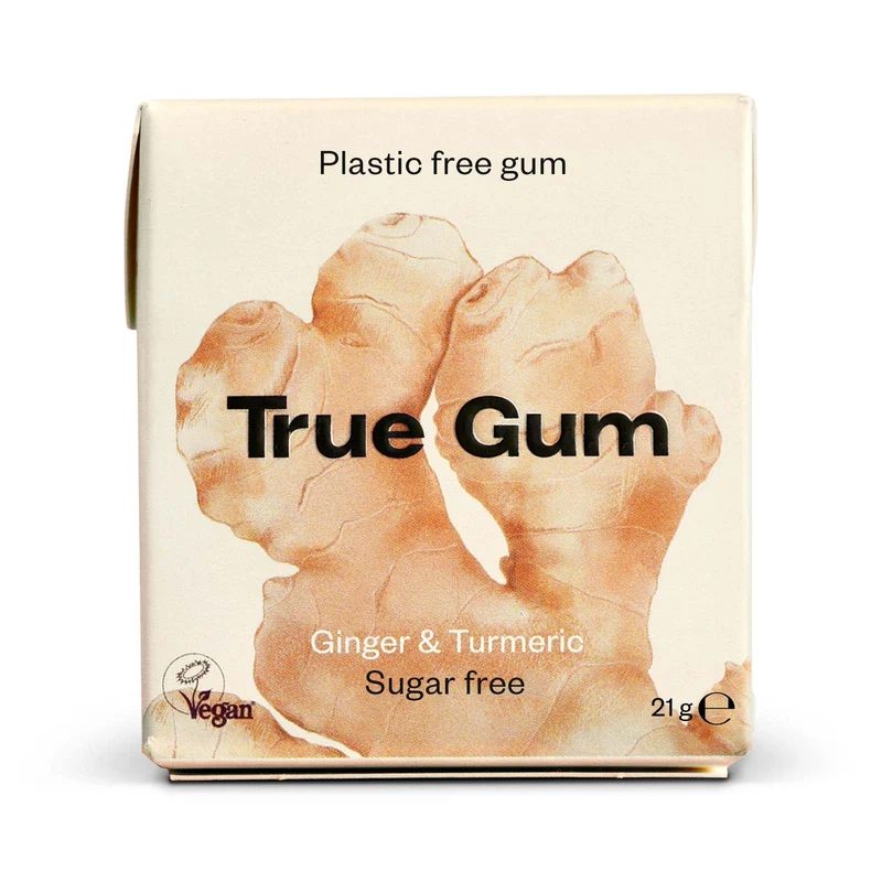 Tuggummi, Ingefära & gurkmeja, 21 g