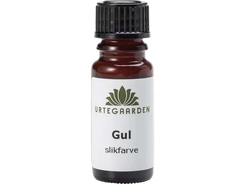Gul Slikfarve - 10ML - URTEGAARDEN