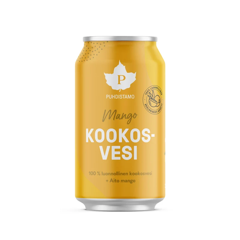 Kokosvatten, mango, 310 ml
