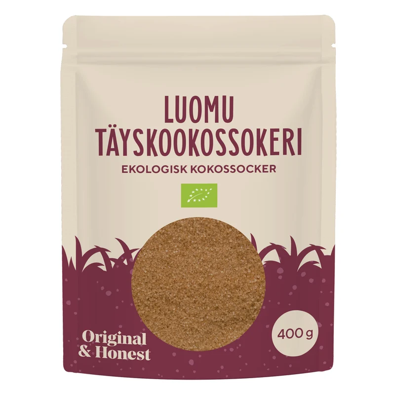 Kokospalmsocker (kokossocker), 400 g