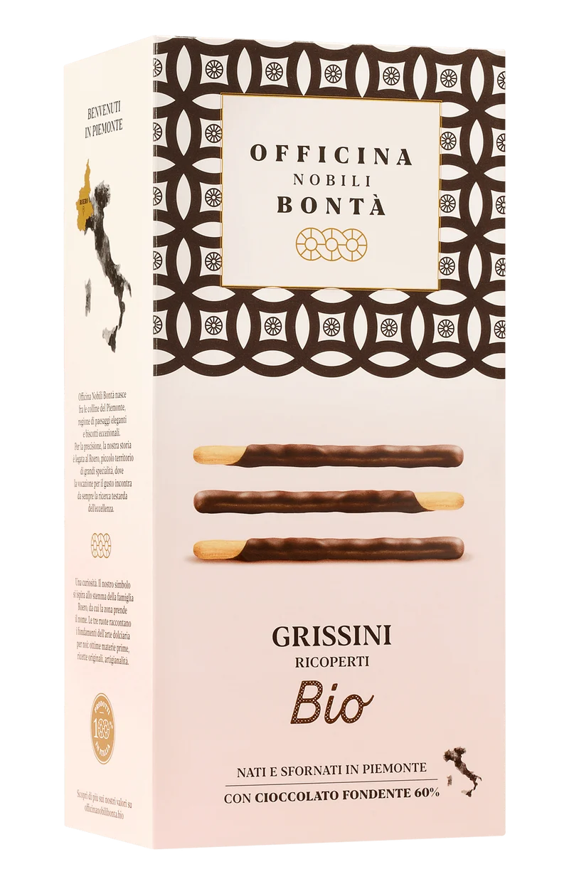Økologiske Grissini Ricoperti - 150G - Officina Nobili Bontà