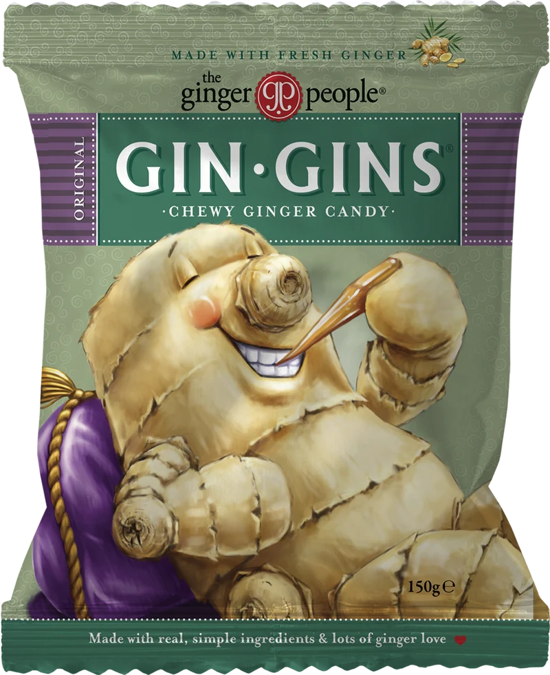 Ingefärskarameller, original, 150 g