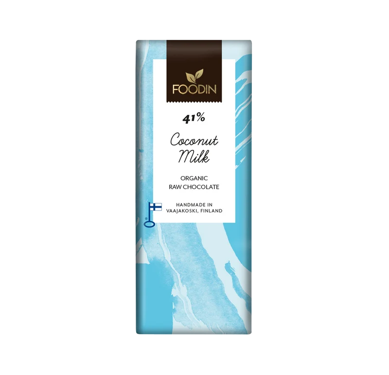 Råchoklad, kokosmjölk 41%, 40 g