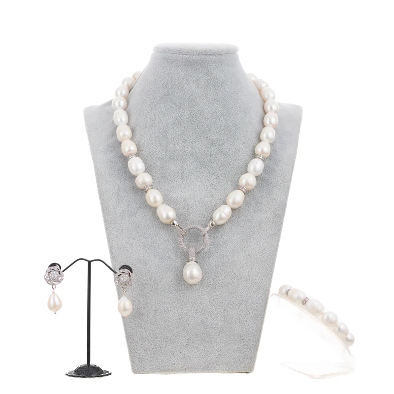 Adun Pearl Necklace Set