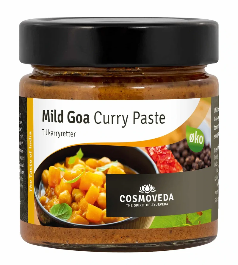Økologisk Goa Curry Paste - 175G - Cosmoveda