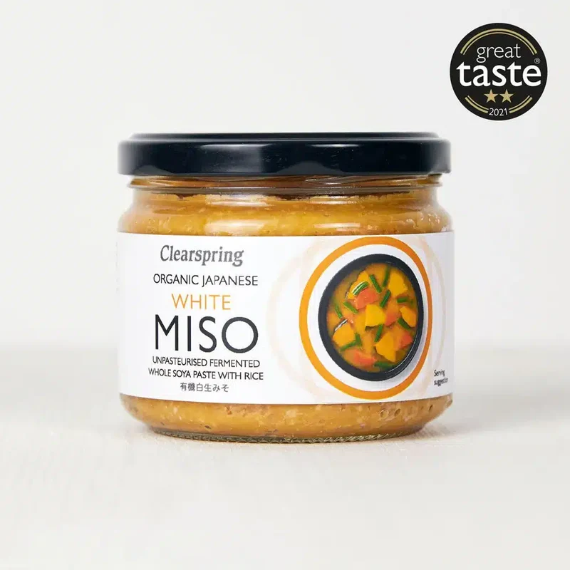Økologisk Upasteuriseret Hvid Miso - 270G - Clearspring