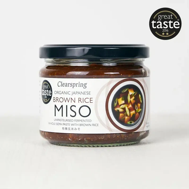 Økologisk Upasteuriseret Brun Ris Miso - 300G - Clearspring
