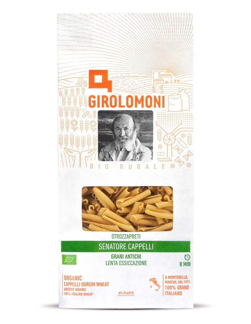 Økologisk Strozzapreti Cappelli Durum Hvede Pasta - 500G - Girolomoni