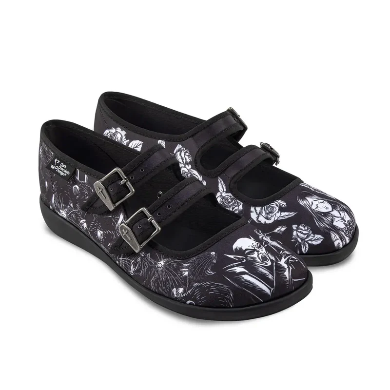 Death Stalks Women's Mary Jane Flats