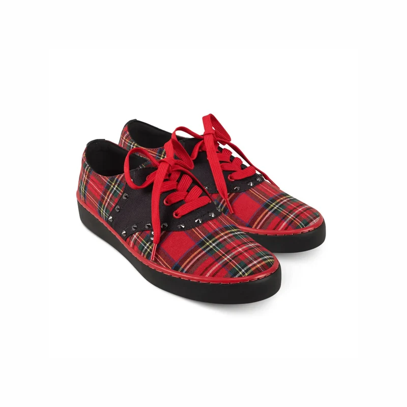 Rebel Tartan Women's Casual Sneakers